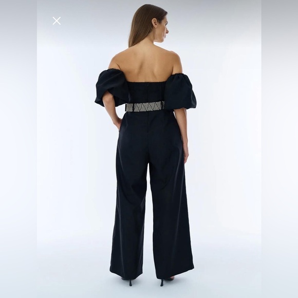 Made in Turkey beautiful jumpsuit with belt - Picture 2 of 5